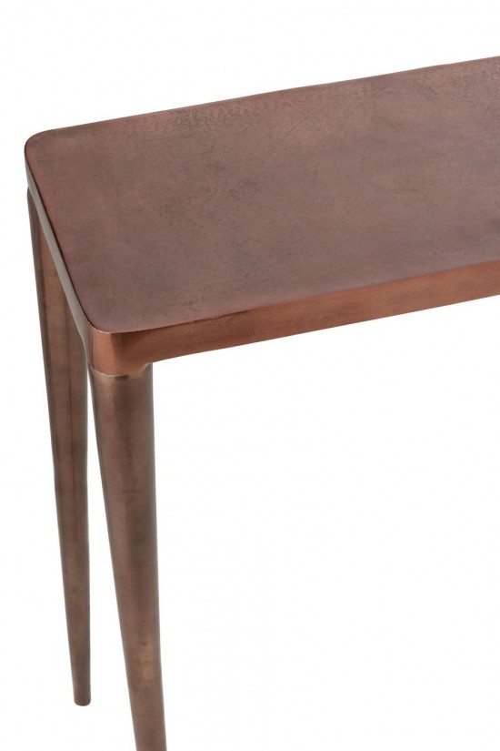 J Line Console Mode Aluminium Bronze sidetables.