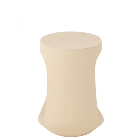 J Line tables d appoint bouts de canapé Jolipa Table D Appoint Pod Bois De Manguier Beige.