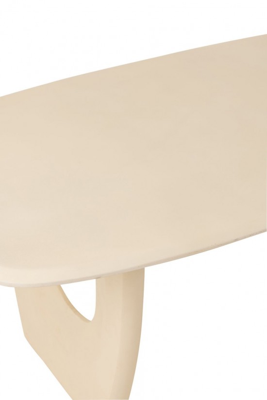 J Line Dining Table Mark Mango Wood Beige dining dinner tables.