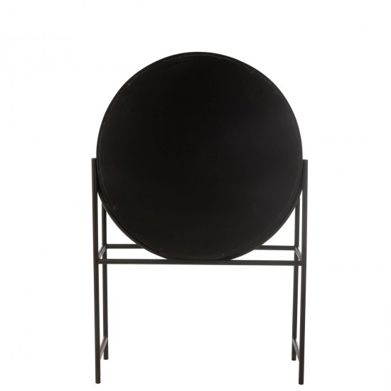 Jline Bar Shanil Gerecycleerd Hout Mdf Bruin Zwart.