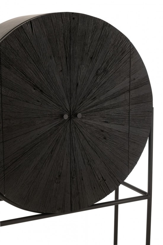 Jline Barschrank Shanil Recylceltes Holz Mdf Schwarz barschrank barschraenke.