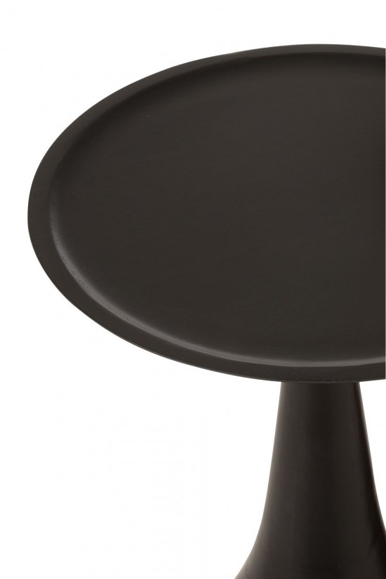 Jline Set Van 2 Bijzettafels Paro Mangohout Bruin Zwart.