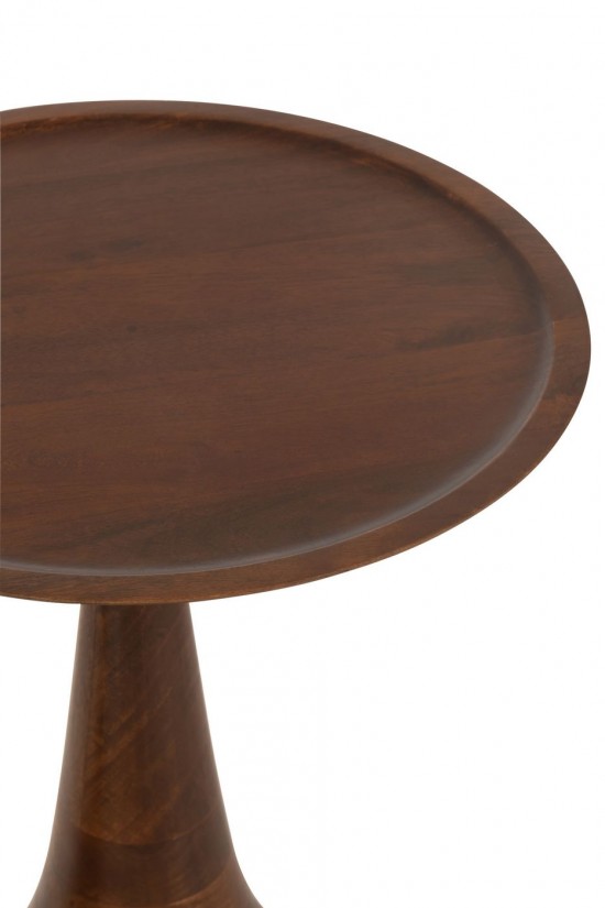 J Line Set Of 2 Side Tables Paro Mango Wood Brown Black nested side tables sidetables.