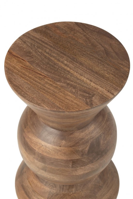 J Line tables d appoint bouts de canapé Jolipa Table Basse Candy Bois De Manguier Brun.