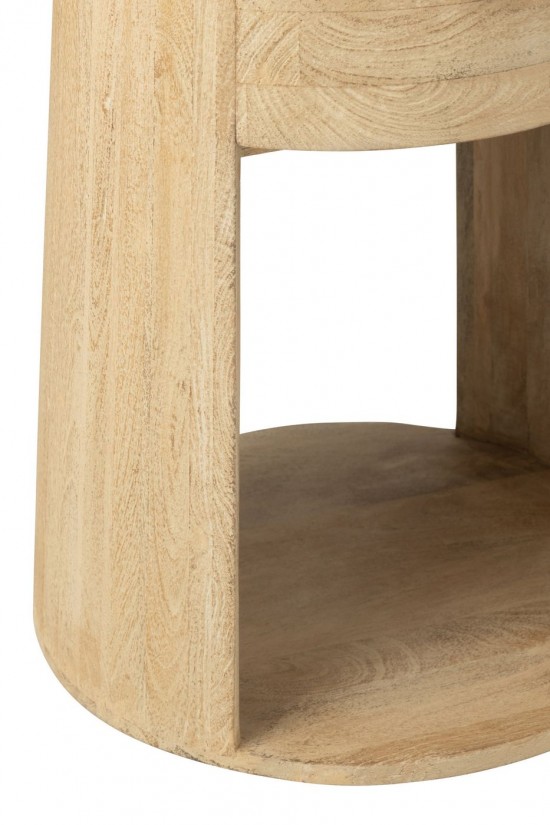 J Line Coffee Table Drawn Mango Wood Mdf Natural nested side tables sidetables.