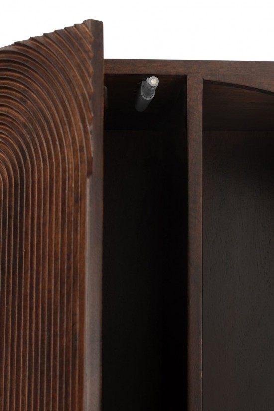 J Line Scaffale Mode Legno Di Mango Mdf Marrone Estanteria Mode Madera De Mango Mdf Marron.