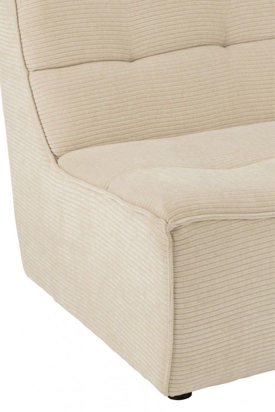J Line Sofa Grid Poplar Wood Foam Beige armchairs.