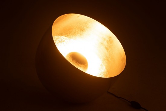 J Line Éclairage Armatures Luminaires D'intérieur Pieds De Lampe Avec Abat Jour Lampes De Table Jolipa Lampe Saloon Metal Or.