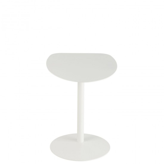 J Line tables d appoint bouts de canapé Jolipa Table Gigogne Ice Metal Blanc.