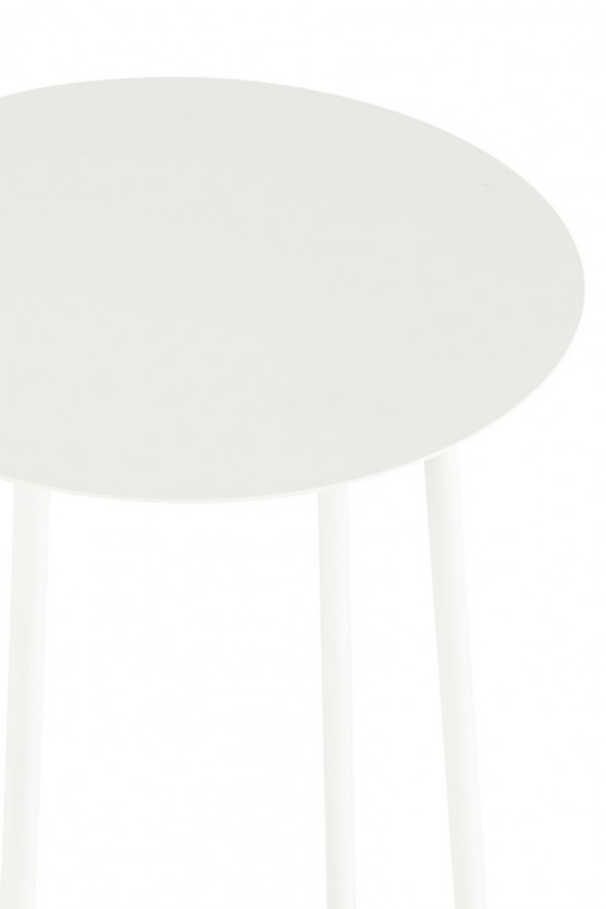 Jline Bloemenstaander Twee Metaal Wit.