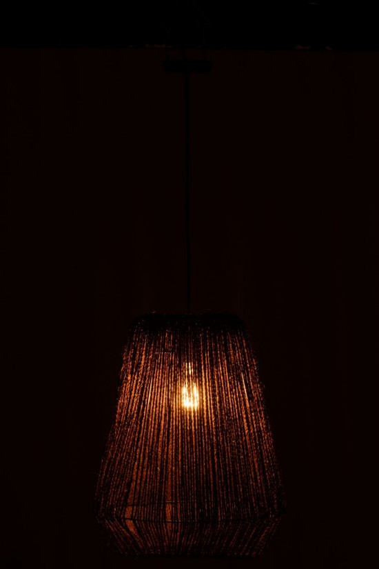 J Line lampes suspendues suspensions pendantes Jolipa Lampe Suspendue Metal Palmier Noir Large.