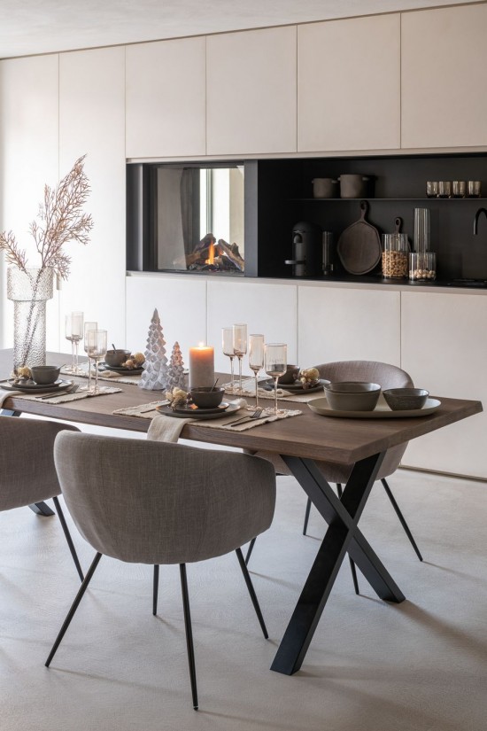 Jline Silla Wales Acero Espuma Gris.