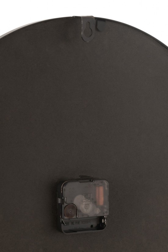 J Line horloges murales Jolipa Horloge Murale Nue Mdf Fer Naturel Small.