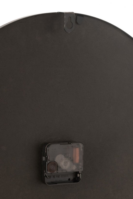 J Line horloges murales Jolipa Horloge Murale Nue Mdf Fer Naturel Large.