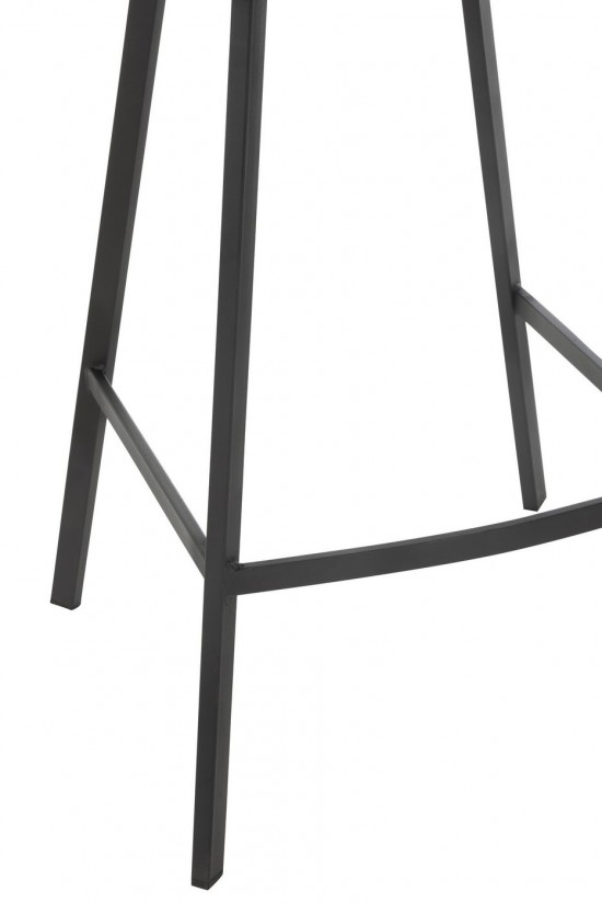 J Line Bar Chair Kent Metal Polyester Brown bar chairs stools.