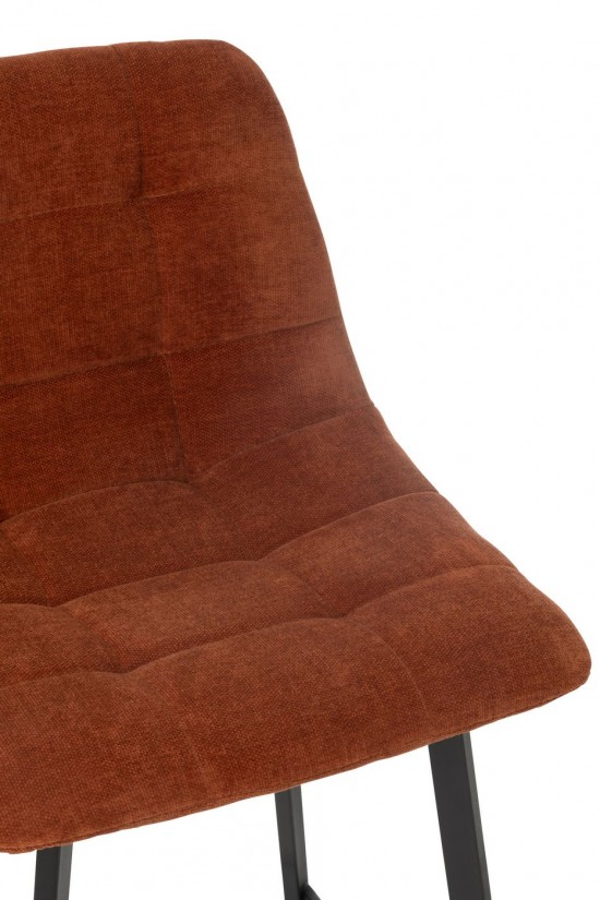 Jline Barstuhl Kent Metall Polyester Rost barhockers barstuhl barstuehle.