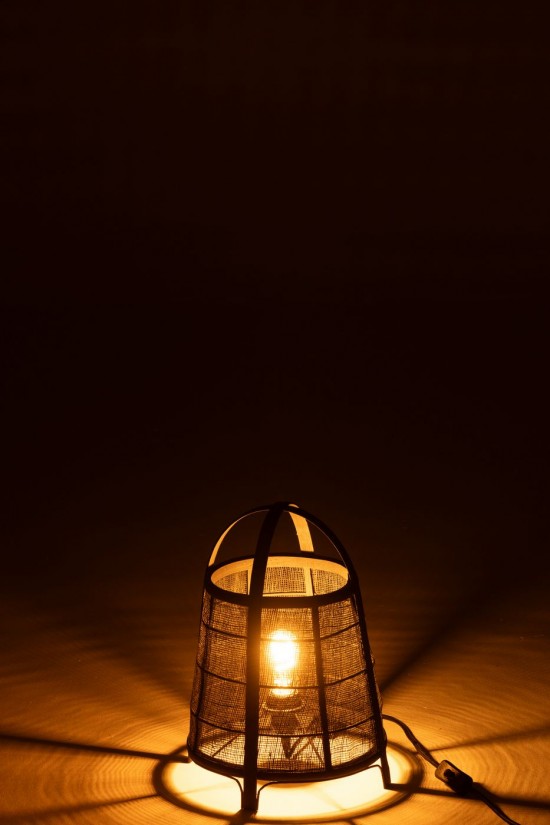 J Line Éclairage Armatures Luminaires D'intérieur Pieds De Lampe Avec Abat Jour Lampes De Table Jolipa Lampe Rya Coton Bambou .