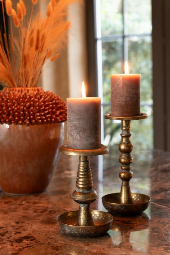 Jline Portavelas Jere Metal Oro.