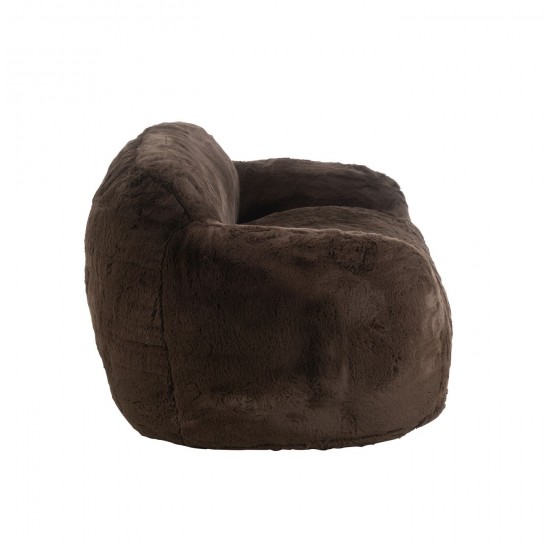 J Line fauteuils Jolipa Sofa Cutie Polyester Marron Large.