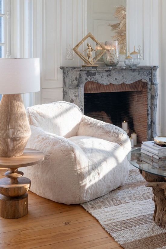 Jline Sofa Cutie Poliester Crema Small.