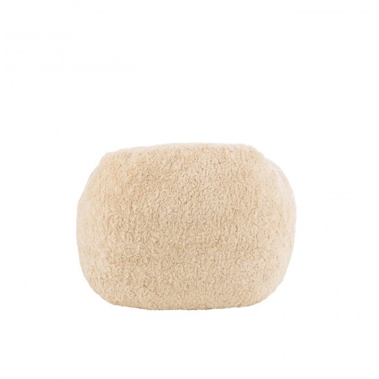 Jline Sofa Shearl Polyester Creme Small.