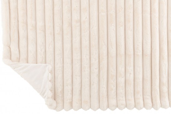 J Line Jolipa Plaid Large Corduroy Polyester Blanc.