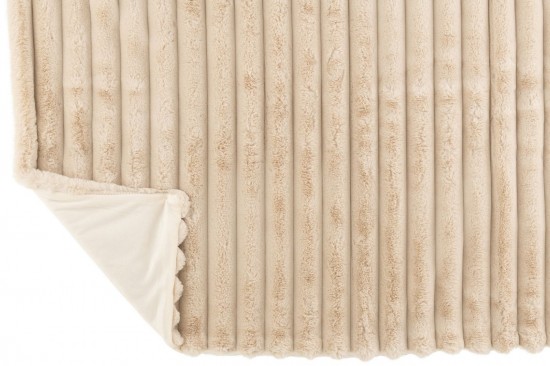 J Line Jolipa Plaid Large Corduroy Polyester Beige.