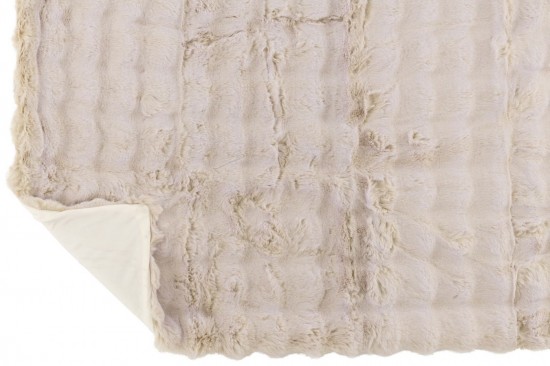 J Line Jolipa Plaid Wave Polyester Ivoire.