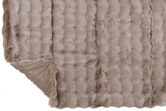 J Line Jolipa Plaid Wave Polyester Taupe.