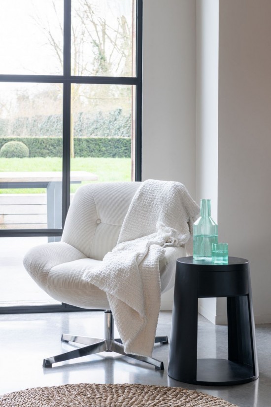 Jline Plaid Bordes Deshilachados Algodón Poliéster Blanco.