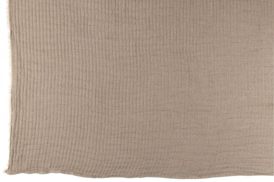 J Line Jolipa Plaid Teddy Lignes Couture Coton Polyester Gris.