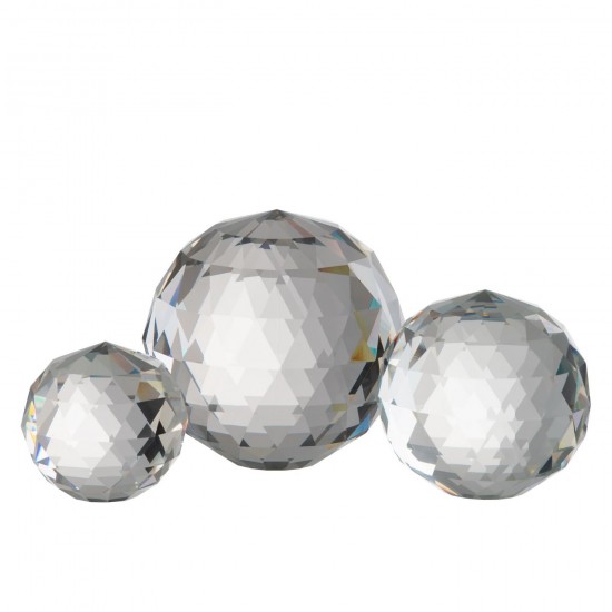 J Line photophores Jolipa Photophore Boule Crystal Transparent.