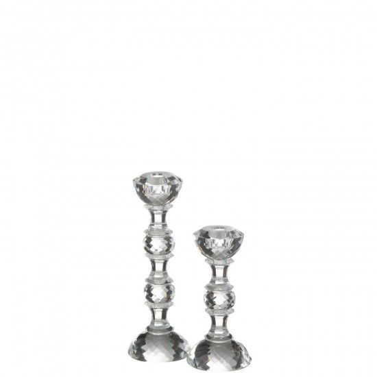 J Line chandeliers candélabres Jolipa Chandelier Marie Crystal Transparent Large.