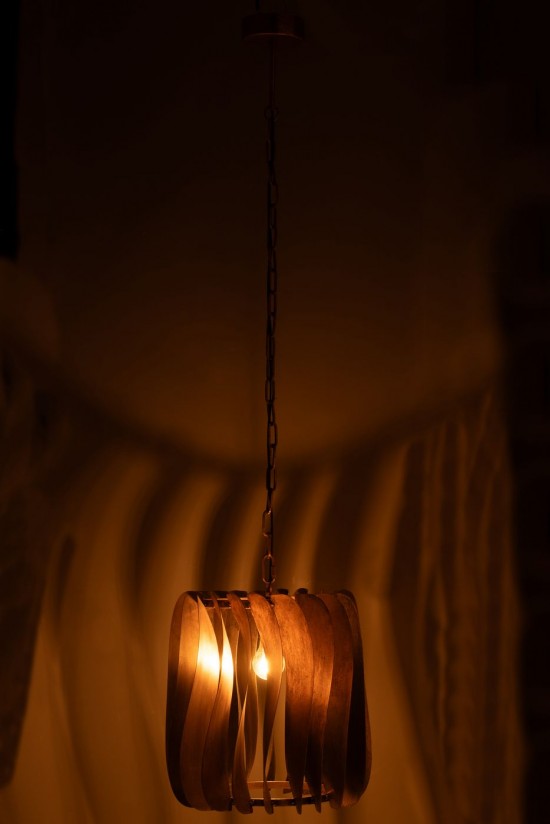 J Line lampes suspendues suspensions pendantes Jolipa Suspension Tina Fer Noir Or.