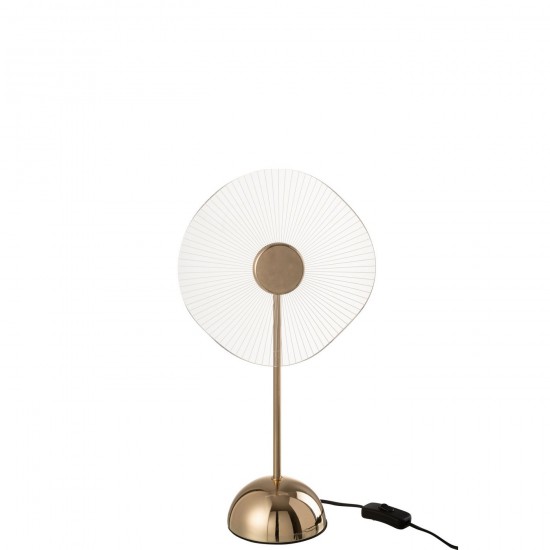 J Line Table Lamp Led Flower Metal Plasmalltic Gold Small Table Lights.
