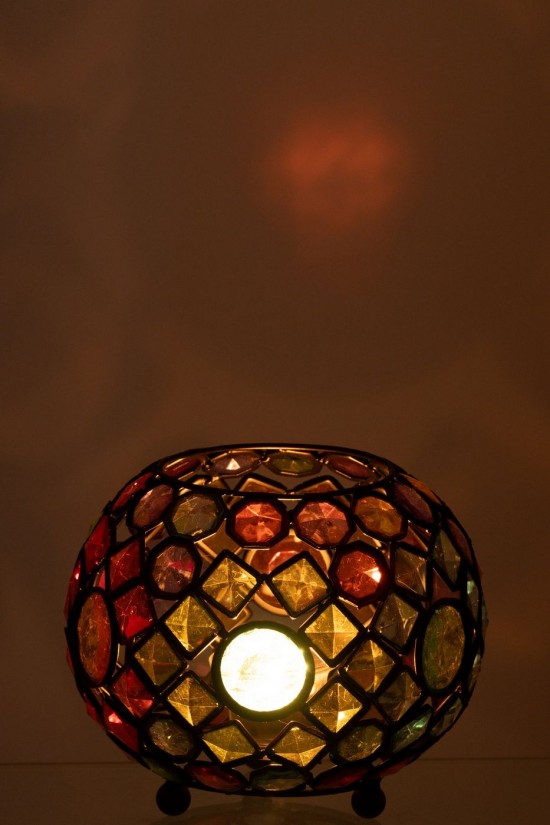 J Line lanternes photophores Jolipa Photophore Fer Synthetique Mix.