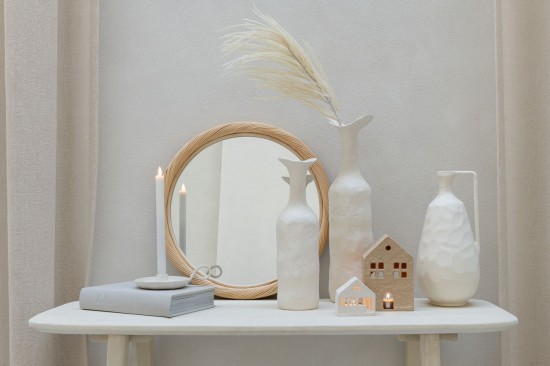 J Line Candeliere Agra Alluminio Bianco Portavelas Agra Aluminio Blanco.