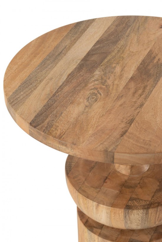J Line tables d appoint bouts de canapé Jolipa Table Goa Bois De Manguier Naturel.