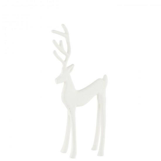 J Line Rendier Goa Aluminium Wit Large dieren JO47758.