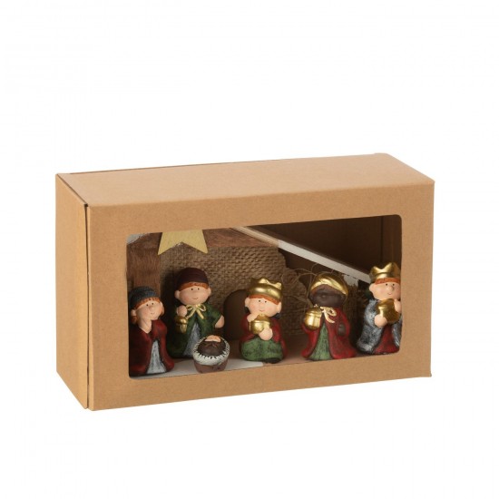 Jline Kerststal Led Porselein Mix Large.