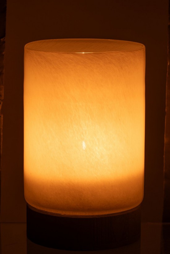 J Line Grands vases Grand vase Vases hauts Vase haut. Jolipa Photophore Vase Ray Verre Bois De Saule Gris Noir Large.