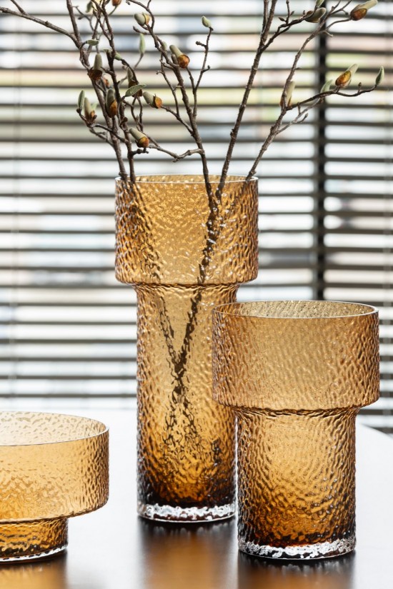 Jline Jarron Betty Vidrio Marron Large.