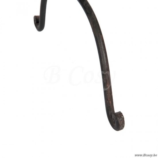 Jline Vaas Zen Ovaal Porselein Wit Zwart.