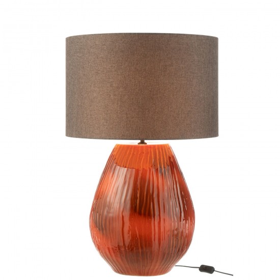 Jline Lamp Akane Keramiek Rood Large.