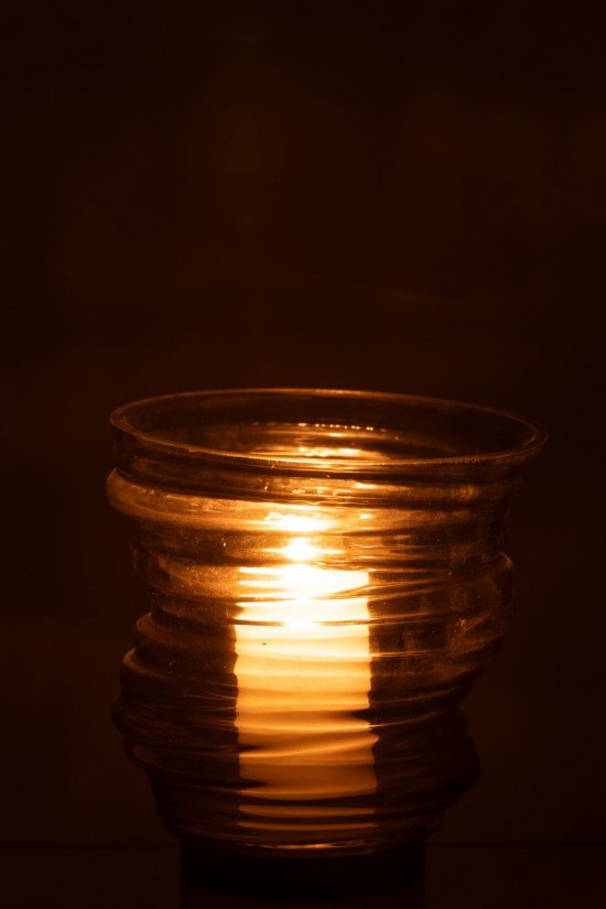 J Line vases Jolipa Vase Tornado Verre Vert Small.