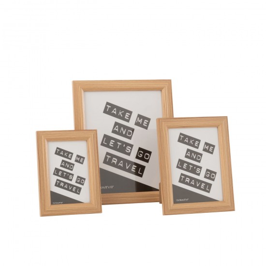 J Line Cadre photo simple Cadres photo simple Jolipa Cadre Photo Bob Mdf Naturel Large.