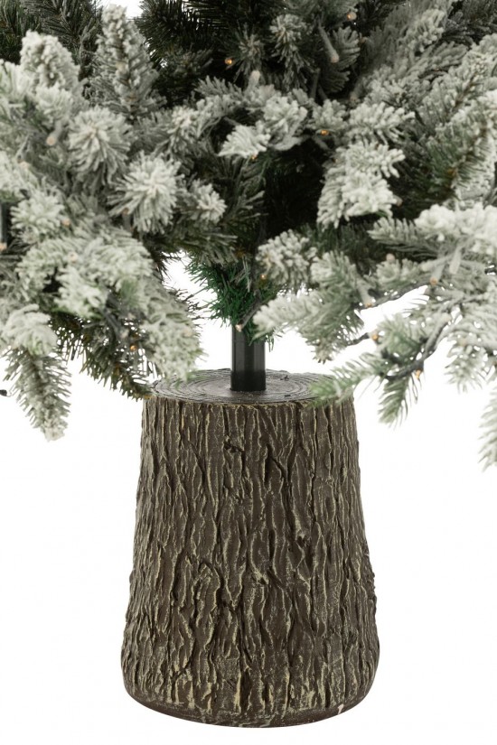 Jline Kerstboom Sneeuw 3000Led Lichtjes Plastiek Wit.