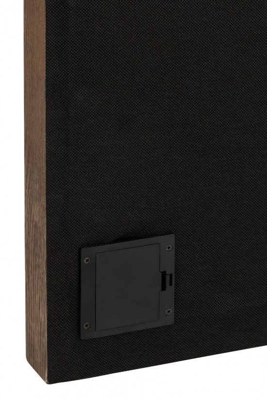 J Line Frame Led Batteries Map World Wood Canvas Brown Natural frames.