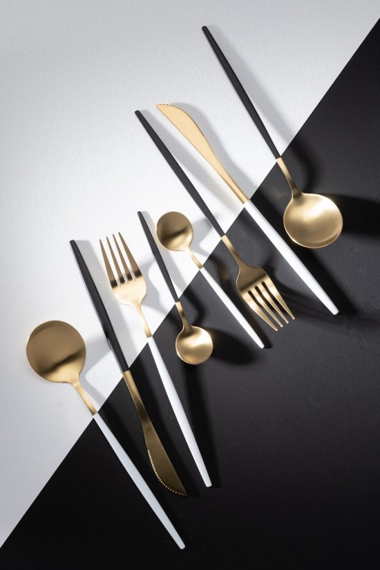 J Line 48995 Decoratie Online Verkauf Online cutlery Reseller Messen Eetgerei Online Shopping Online Keuken Accessoires Lepel .