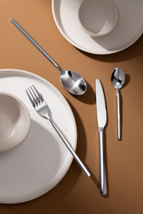 Jline Box Cubiertos B 24 Piezas Acero Inoxidable Brillante Plata.